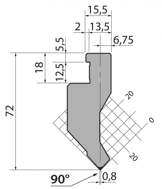 Пуансоны Colly CP72.90.08